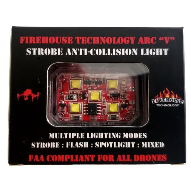 Alt view image 3 of 6 - ARC V Drone Strobe Anti-Collision Light, 1000 Lumens, White