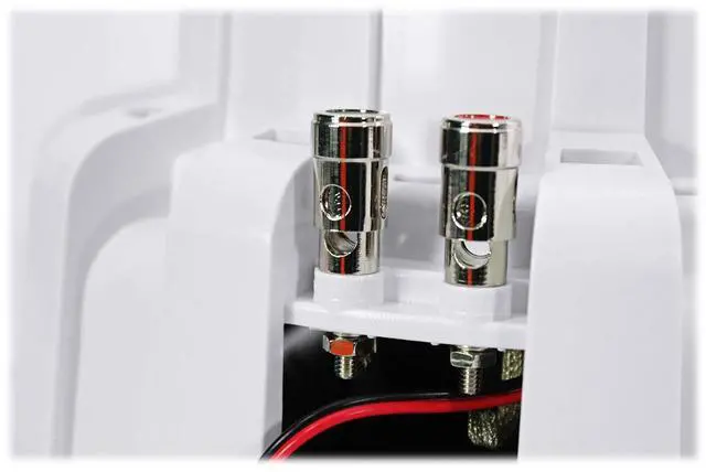 Alt view image 5 of 6 - MS10LW 10" White Marine/Boat Free Air Subwoofer with LEDs | 2400W Peak, 600W RMS, Dual 4-Ohm, 2" 4-Layer Voice Coil, 80 Oz Magnet, ABS Basket, Polypropylene Cone, 30Hz-4kHz