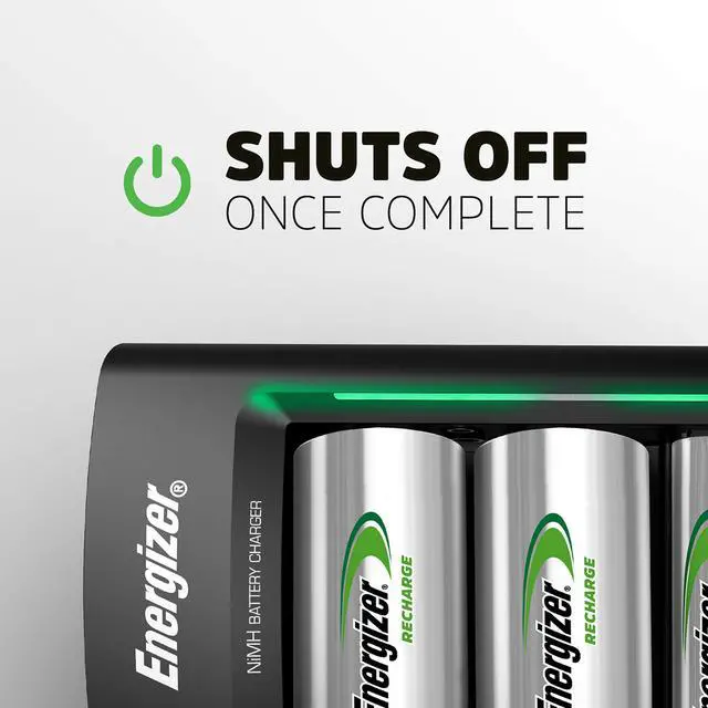 Alt view image 6 of 6 - Recharge Universal Charger for NiMH Rechargeable AA, AAA, C, D, and 9V Batteries
