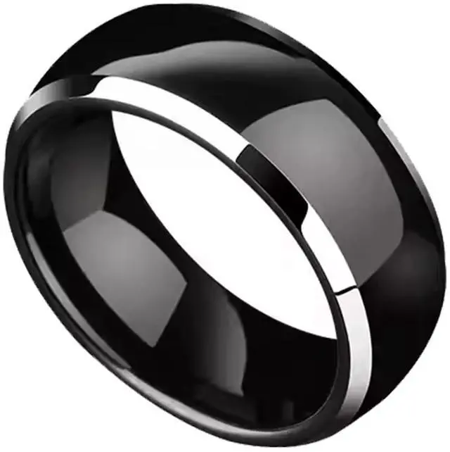Main image of RFID Rewritable T5577 Chip Black or White Epoxy Ceramic Smart Finger Ring | Replication 125kHz Access Key Card,Black or White T5577 Chip RF Ceramic Finger Ring Jewelry