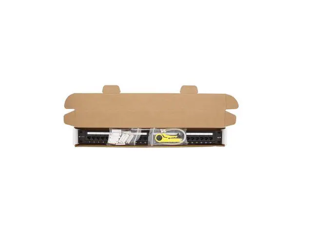 Alt view image 5 of 6 - Networx CAT6 Patch Panel - 24 Port, 1U, Rack Mount, TAA Compliant