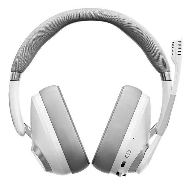 Alt view image 2 of 6 - Gaming H3Pro Hybrid Gaming Headset - PC Headphones with Microphone - Noise-Cancellation, Adjustable, Smart Button Audio Mixing, Bluetooth, Gaming Suite, Surround Sound - (Ghost White)