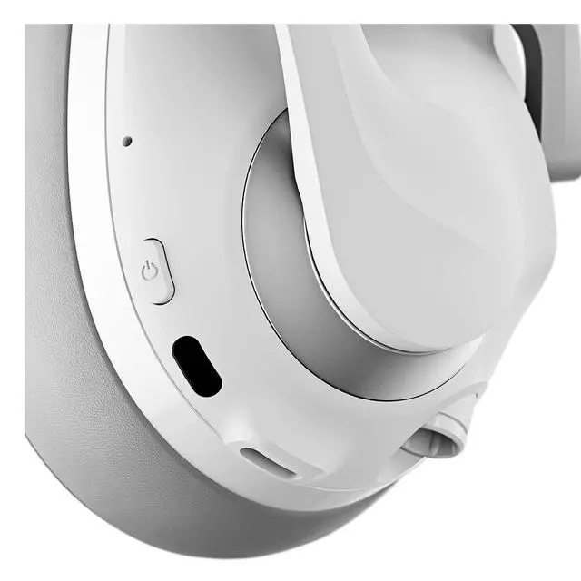 Alt view image 3 of 6 - Gaming H3Pro Hybrid Gaming Headset - PC Headphones with Microphone - Noise-Cancellation, Adjustable, Smart Button Audio Mixing, Bluetooth, Gaming Suite, Surround Sound - (Ghost White)