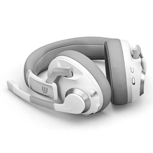 Alt view image 5 of 6 - Gaming H3Pro Hybrid Gaming Headset - PC Headphones with Microphone - Noise-Cancellation, Adjustable, Smart Button Audio Mixing, Bluetooth, Gaming Suite, Surround Sound - (Ghost White)