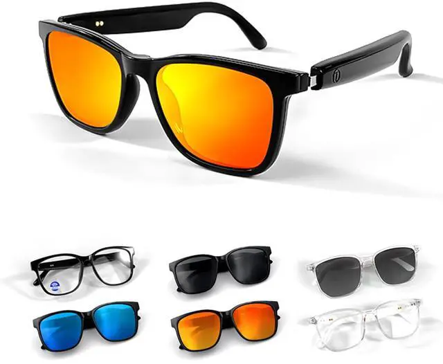 Main image of Smart Bluetooth Glasses Sunglasses for Women Men with Speakers Bluetooth 5.3 Eyeglasses Audio Blue Tooth Glasses