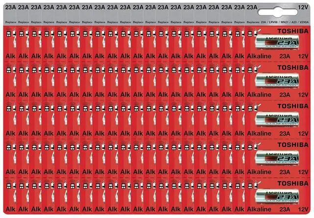 Main image of Alkaline 23A GP23AE MN21 23GA 12 Volt Battery (100 Batteries)