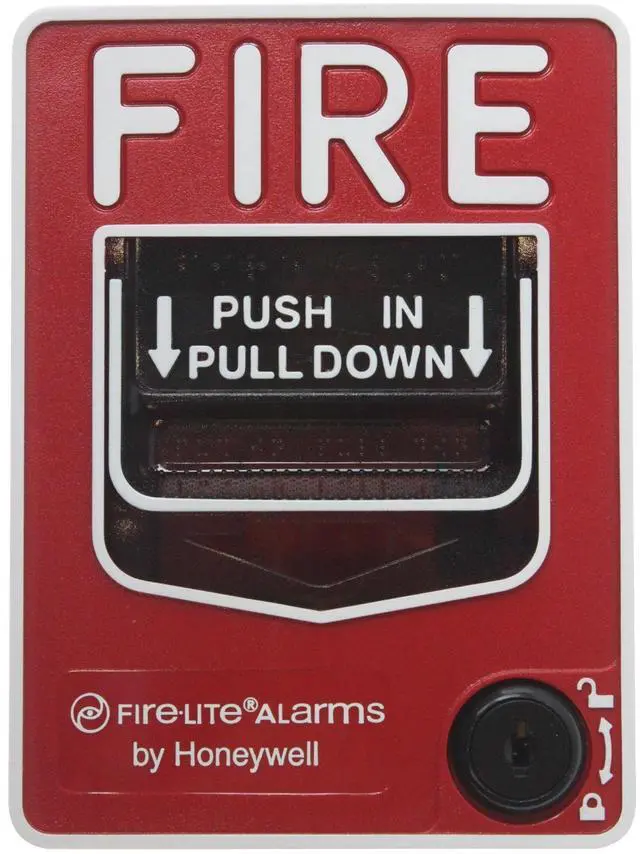 Main image of Fire Lite Alarms BG-12L Dual Action Pull Station w/Key Lock