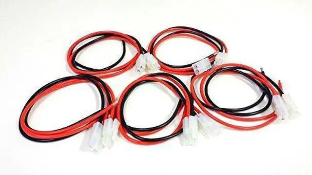 Main image of 5 Pack 14 GA Gauge 2 Pin Male Female Quick Disconnect Polarized Wire