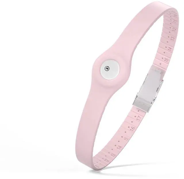 Main image of Glucose Monitor Sensor Cover Armband Compatible for Freestyle CGM Libre 3| Silicone Adjustable Trim to Fit, & Quickly Put-on- Waterproof, Hypoallergenic Baby Pink