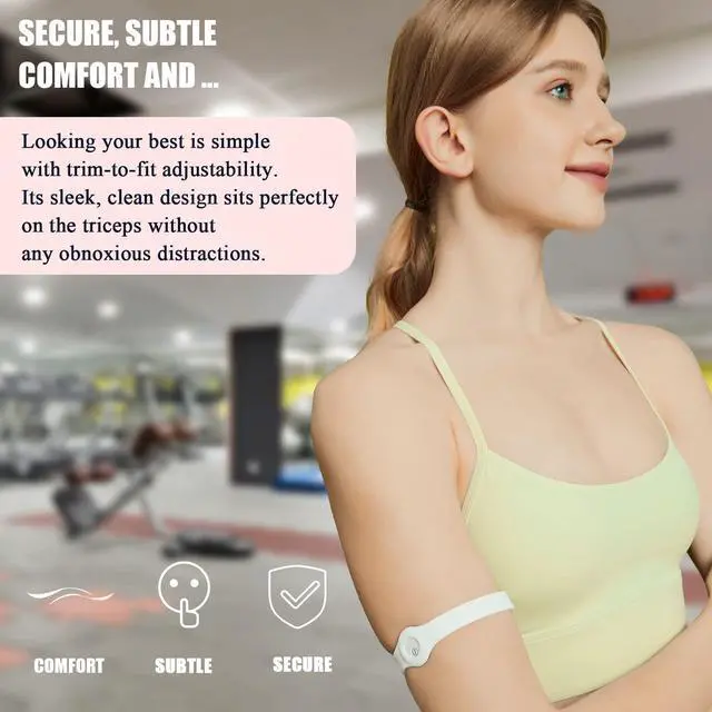 Alt view image 4 of 6 - Glucose Monitor Sensor Cover Armband Compatible for Freestyle CGM Libre 3| Silicone Adjustable Trim to Fit, & Quickly Put-on- Waterproof, Hypoallergenic Baby Pink