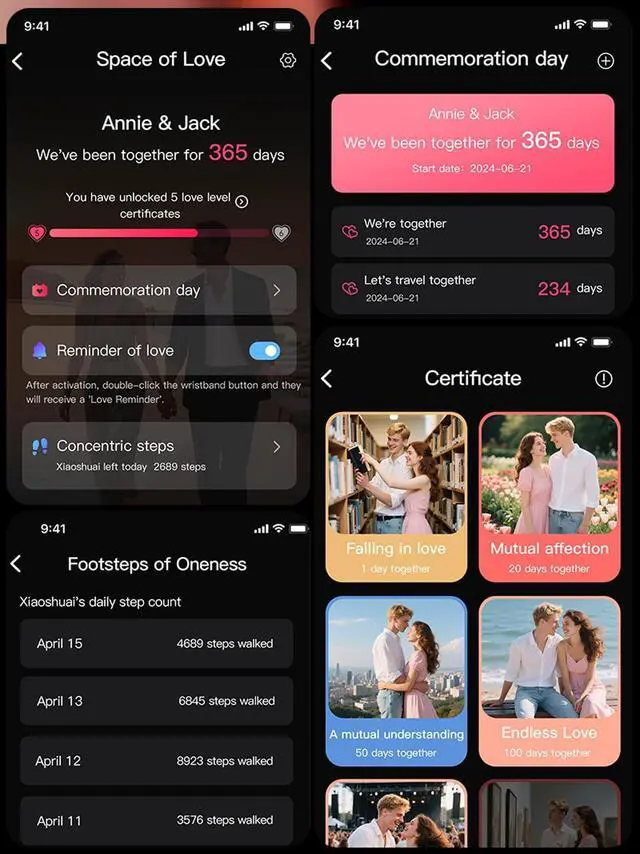Alt view image 3 of 6 - Smart Rings for Women Ladies Heart Rate Monitor Sleep Tracker Stress Monitor Mens Fitness Rings Pedometer Step Counter Gesture Control Intelligent Health Couple Ring Pink