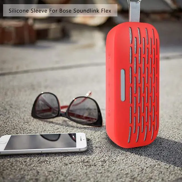 Alt view image 4 of 6 - Silicone Protective Case Cover Sleeve Shell for Bose Soundlink Flex Speaker Frame Case Bag Skin Box Accessories