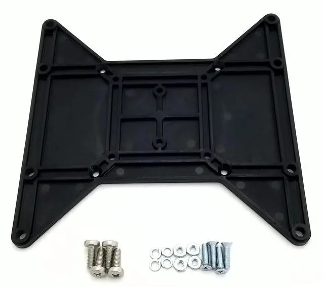 Alt view image 4 of 4 - International 200x200 & 200x100 Polymer VESA Adapter Bracket Plate KIT for TV/Monitor Mount | Includes 75x75, 100x100, and 200x100 (Vertical or Horizontal) Patterns | Includes Hardware