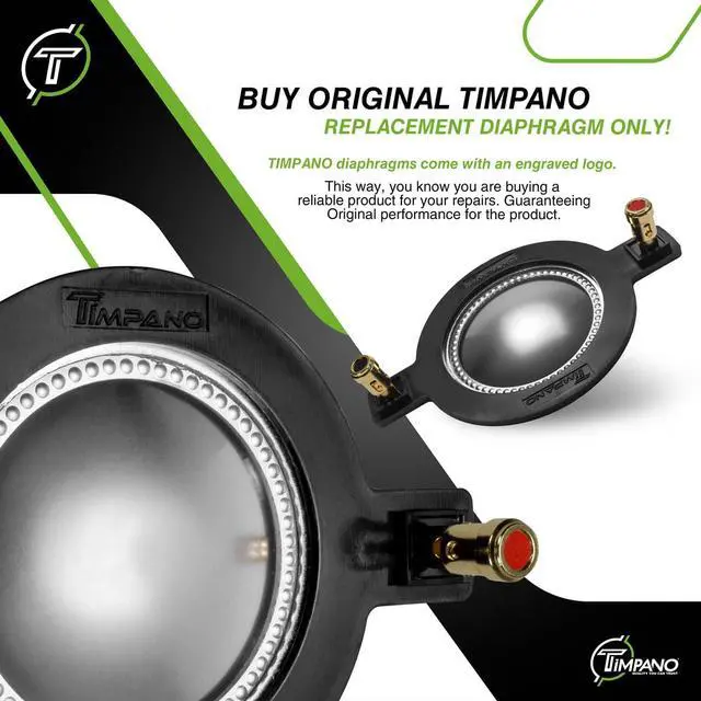 Alt view image 2 of 4 - Original Factory Diaphragm Tempesta TPT-RPDH2000 for TPT-DH2000 Driver