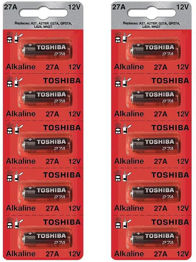 Main image of Alkaline 27A GP27A MN27 A27BP 12 Volt Battery (10 Batteries)