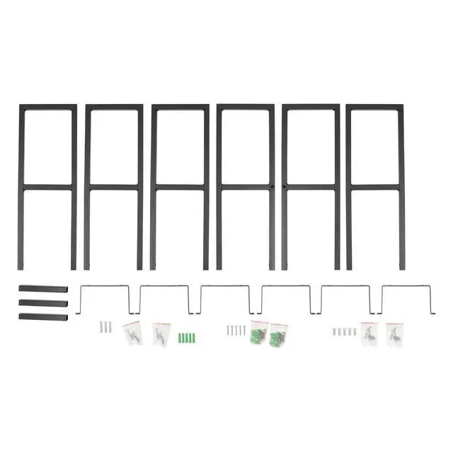Alt view image 5 of 6 - 3Pcs DVD Shelves Wall Mount Media Storage Rack DVD CD Organizer Metal Shelf | 34 Inch Cube Storage Media Shelf and Video Game Organizer, Cube Organizer Shelves Floating Shelves for Wall