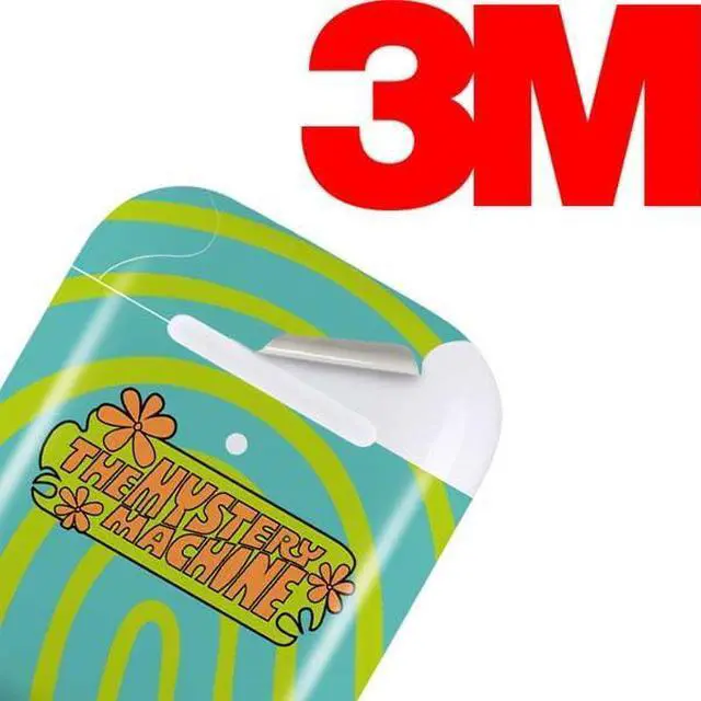 Alt view image 3 of 4 - Decal Audio Skin Compatible with Apple AirPods - Officially Licensed Scooby Doo The Mystery Machine Design