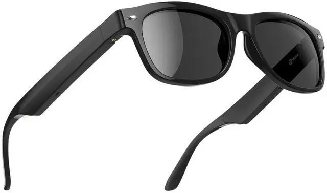 Main image of Auraflux Bluetooth Smart Glasses with Open Ear Speakers, Hands-Free Voice Control, Built-in Microphone, Sunglasses with Polarized UV400 Protection, Lightweight Unisex Design