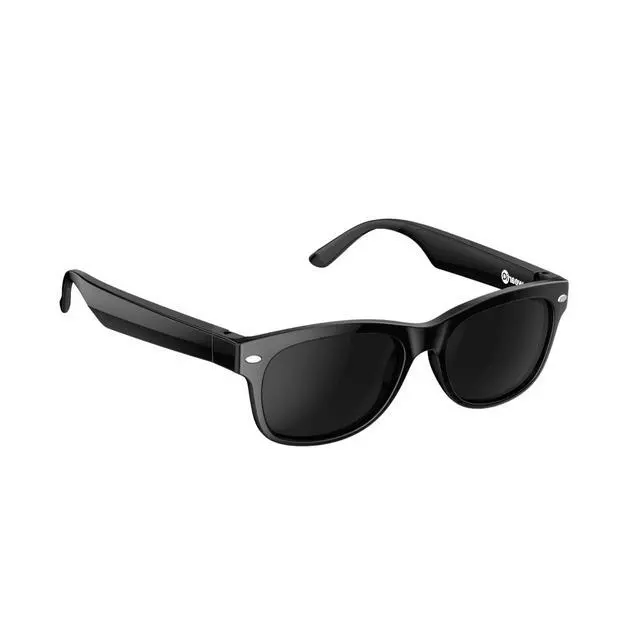 Alt view image 2 of 6 - Auraflux Bluetooth Smart Glasses with Open Ear Speakers, Hands-Free Voice Control, Built-in Microphone, Sunglasses with Polarized UV400 Protection, Lightweight Unisex Design