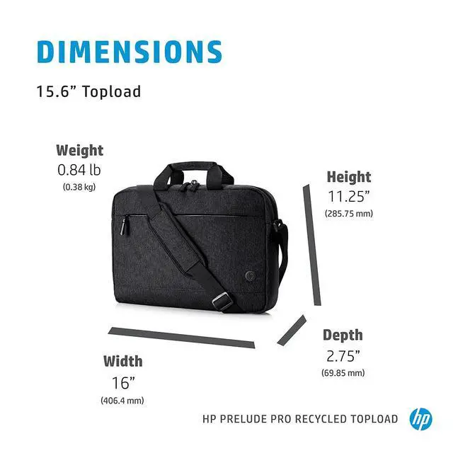 Alt view image 4 of 6 - Prelude Pro Carrying Case (Briefcase) for 15.6" Notebook - Black - Water Resistant, Bump Resistant, Scrape Resistant - Fabric Body - Shoulder Strap, Luggage Strap - 11.3" Height x 16" Width x 2.8"