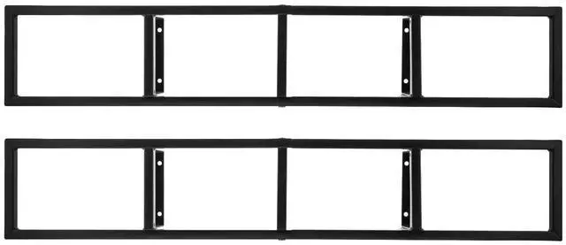 Main image of DVD Shelves Wall Mount Media Storage Rack 2Pcs, 34 Inch CD DVD Organizer | Metal Shelf 34 Inch Cube Storage Media Shelf and Video Game Organizer, Cube Organizer Shelves Floating Shelves for Wall