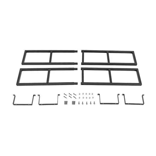 Alt view image 6 of 6 - DVD Shelves Wall Mount Media Storage Rack 2Pcs, 34 Inch CD DVD Organizer | Metal Shelf 34 Inch Cube Storage Media Shelf and Video Game Organizer, Cube Organizer Shelves Floating Shelves for Wall