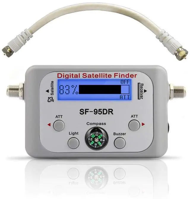 Main image of Electronix Express EX Digital Satellite Finder Meter for DirecTV - SF-95DR Backlit Plug and Play