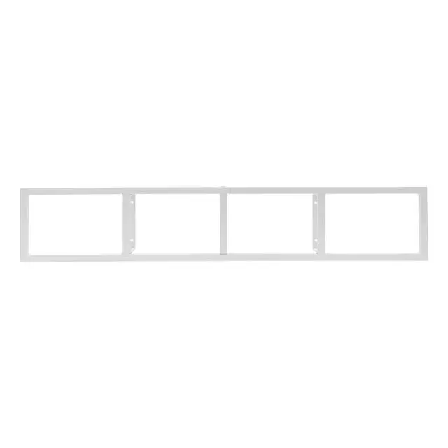 Alt view image 6 of 6 - 2Pcs DVD Shelves Wall Mount Media Storage Rack, DVD CD Organizer Metal Shelf 34 Inch Cube Storage Media Shelf and Video Game Organizer, Cube Organizer Shelves Floating Shelves for Wall (2Pcs-White)