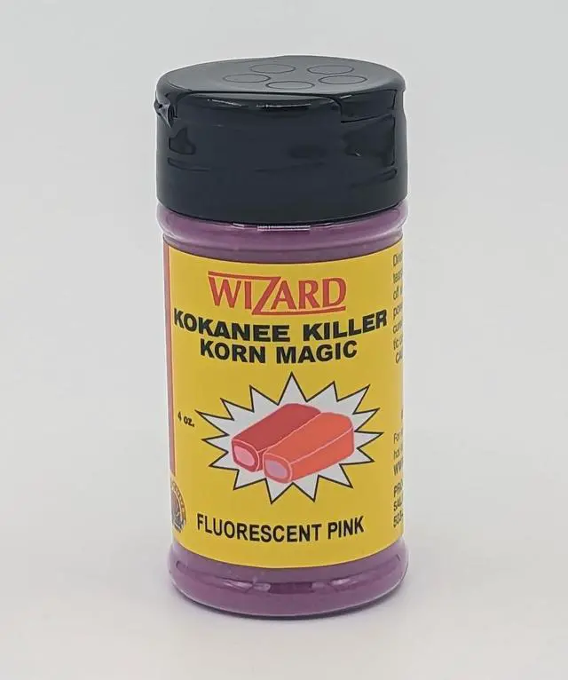 Alt view image 2 of 2 - Wizard Kokanee Korn Magic 4oz Flourescent Orange