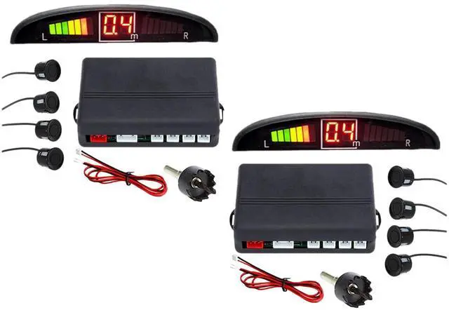Main image of Parking Sensors LED Display Car Reverse Backup Radar System (2 Pack)