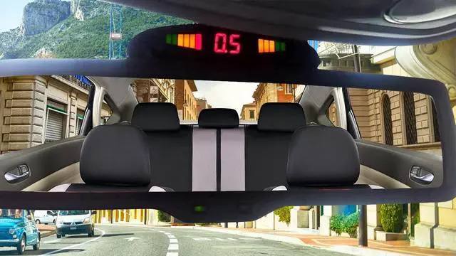 Alt view image 5 of 6 - Parking Sensors LED Display Car Reverse Backup Radar System (2 Pack)