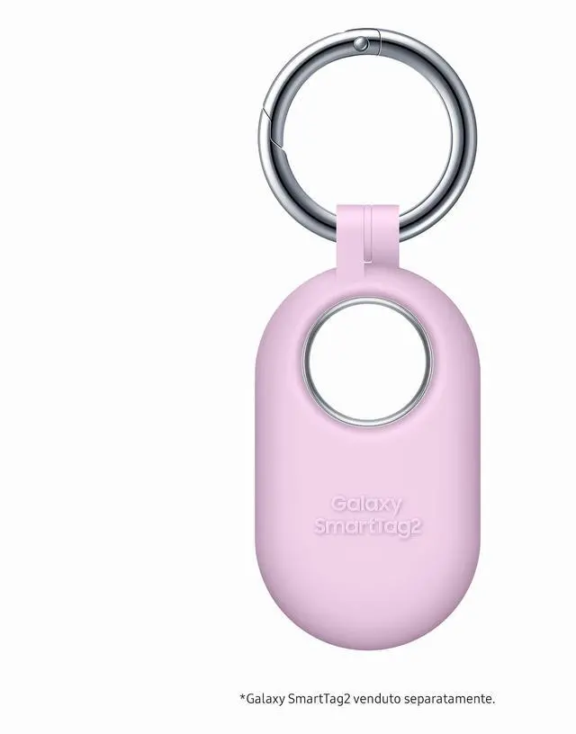 Main image of Galaxy Official Silicone Case for SmartTag2, Lavender