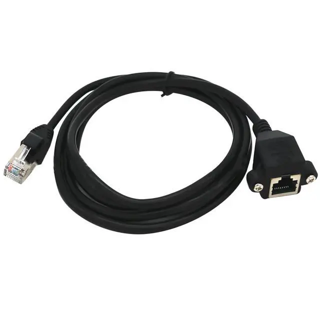 Alt view image 2 of 5 - Mic Extension Cord, 8-Pin RJ45 Extension Cable for Kenwood for Icom Mobile Radio Speaker