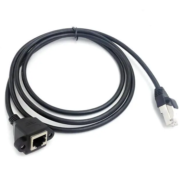 Alt view image 5 of 5 - Mic Extension Cord, 8-Pin RJ45 Extension Cable for Kenwood for Icom Mobile Radio Speaker