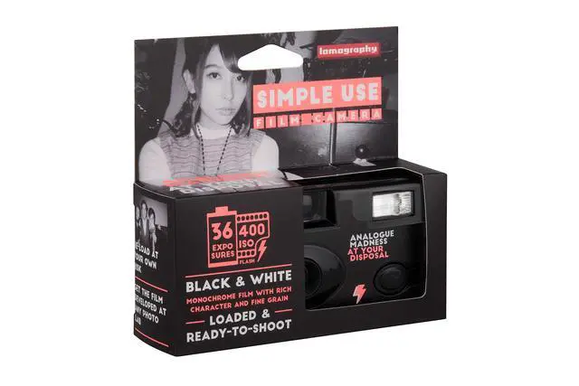 Alt view image 2 of 3 - Simple Use Reloadable Film Camera Black & White Film