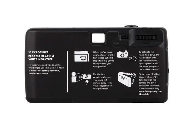 Alt view image 3 of 3 - Simple Use Reloadable Film Camera Black & White Film