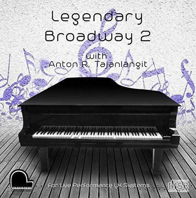 Main image of Legendary Broadway 2 - LX Live Performance System Compatible Player Piano CD