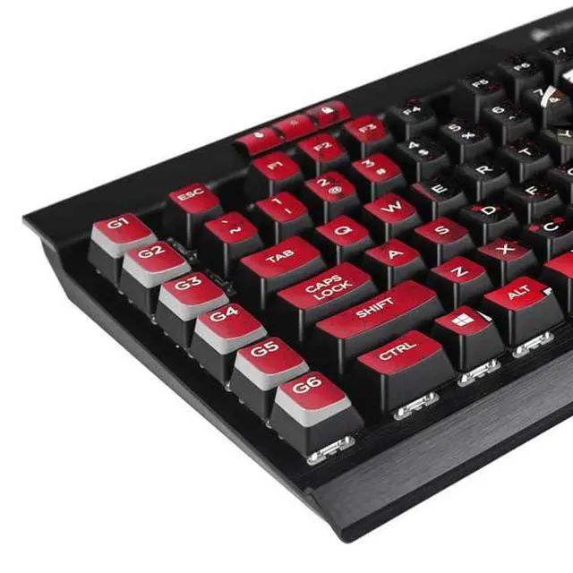 Alt view image 2 of 4 - Decal Other Skin Compatible with K95 RGB Platinum Mechanical Gaming Keyboard - Officially Licensed Marvel Deadpool Wade Wilson Design