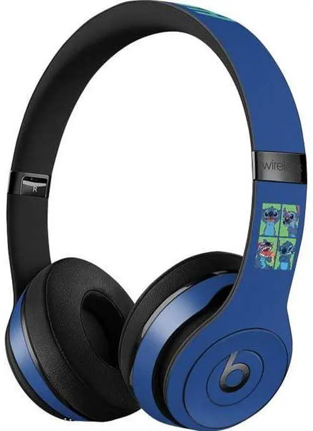 Alt view image 3 of 3 - Decal Audio Skin Compatible with Beats Solo 3 Wireless - Officially Licensed Disney Lilo and Stitch Personalities Moods Design