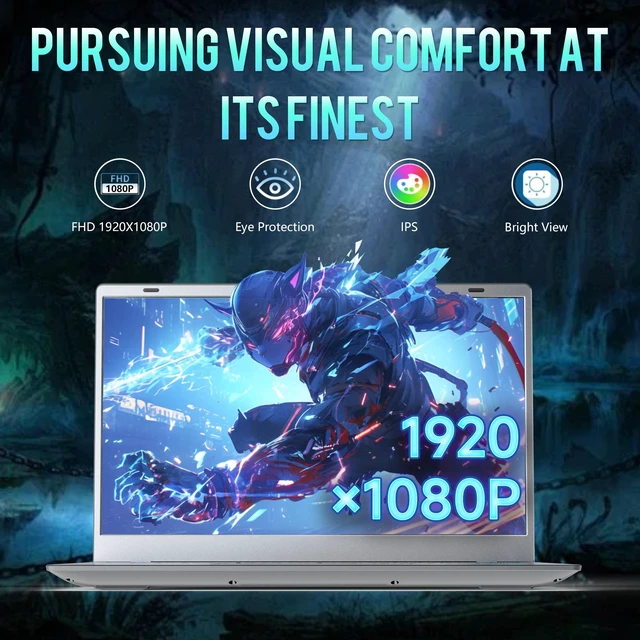 Alt view image 4 of 7 - Ningmei NLR100 14 Inch FHD Laptop, AMD Athlon PRO 3045B (2Core 2Thread),16GB DDR4 RAM, 512GB M.2 SATA SSD, Backlit Keyboard, Privacy Camera Shutter, TypeC Charging, WiFi 5 Windows laptop