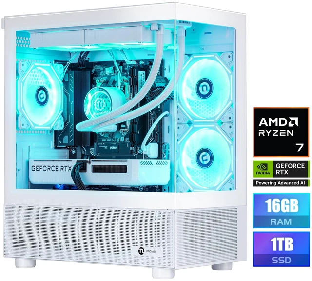 Refurbished: NINGMEI Gaming PC - AMD Ryzen 7 5700X - GeForce RTX