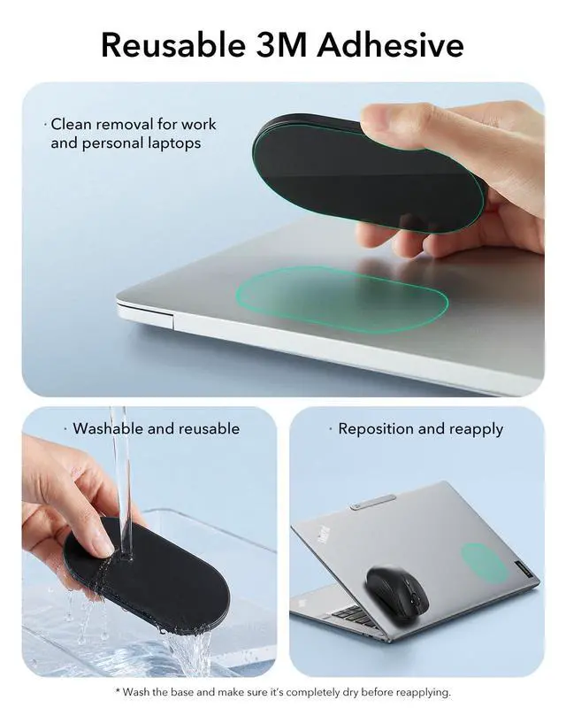 Alt view image 6 of 7 - MagMouse Snap-to-Carry Bluetooth Mouse, Wireless Mouse for Laptop