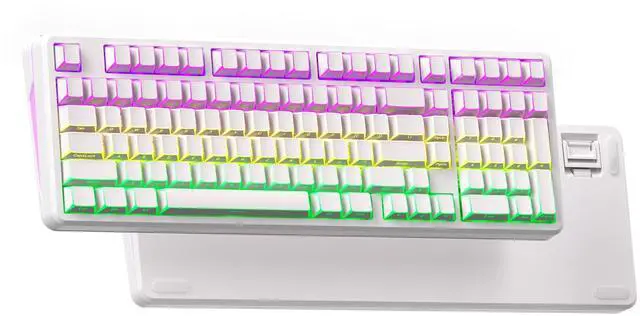 Main image of XVX M98 Wireless Mechanical Keyboard,Stripes RGB with Shine-Through Keycaps