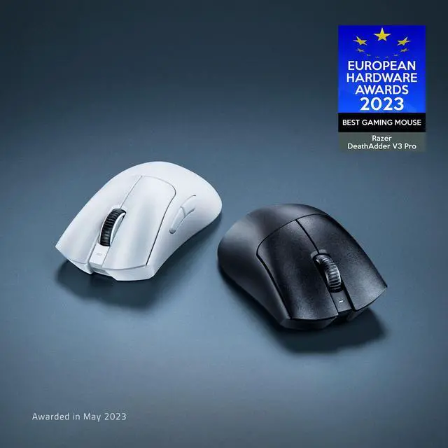 Alt view image 3 of 7 - DeathAdder V3 Pro Wireless Gaming Mouse, 64g, 90 Hr Battery, White