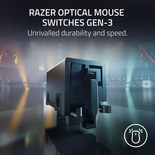 Alt view image 6 of 7 - DeathAdder V3 HyperSpeed Wireless Gaming Mouse: 55g Lightweight - USB C Charging - Up to 100 Hr Battery - Advanced 26K Optical Sensor - Gen-3 Optical Switches - 8 Programmable Controls - Black