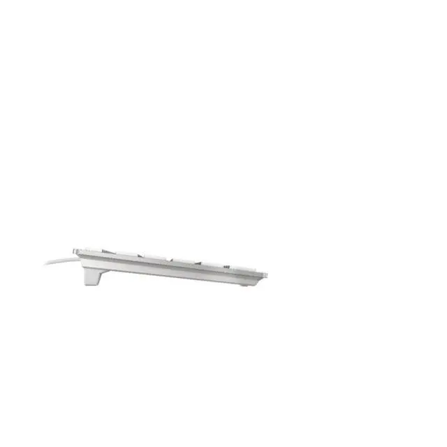 Alt view image 4 of 7 - KC 6000 Slim for MAC, Wired Mac Keyboard with Number Pad, USB-A Connection, Whisper-Quiet Keys, Thin Design, SX Scissor Switches, QWERTY, Silver/White