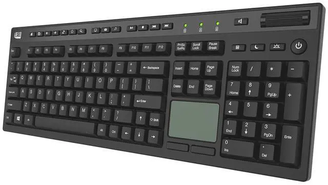 Main image of EasyTouch 445 Touchpad Keyboard, Black (AKB-445UB)