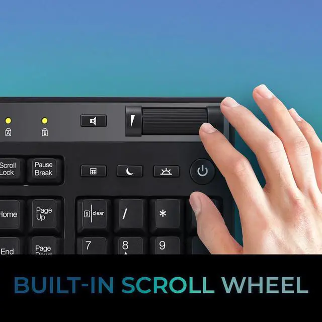 Alt view image 6 of 7 - EasyTouch 445 Touchpad Keyboard, Black (AKB-445UB)