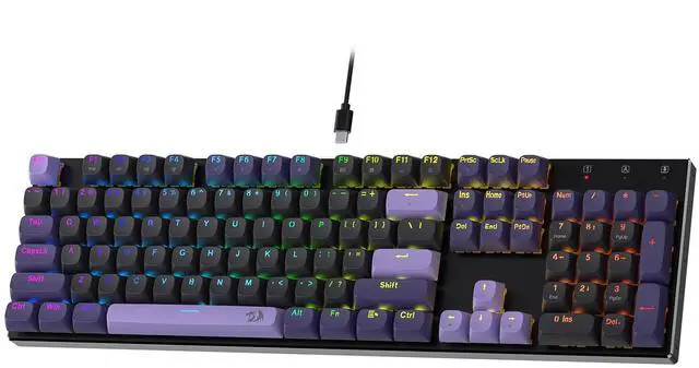 Main image of K556 104-Key Wired RGB Hall-Effect Rapid Trigger Gaming Keyboard