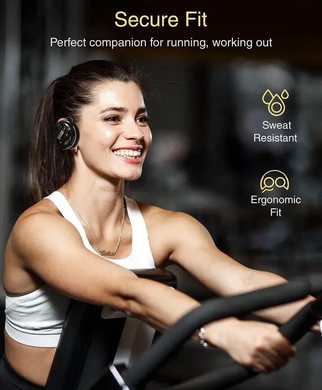 Alt view image 3 of 7 - BTH240 PRO Bluetooth Wireless Headphones (On-Ear, HiFi Stereo Music, 30 Hours Playtime, Built-in Mic, Foldable Headset, Hands-Free Calling)